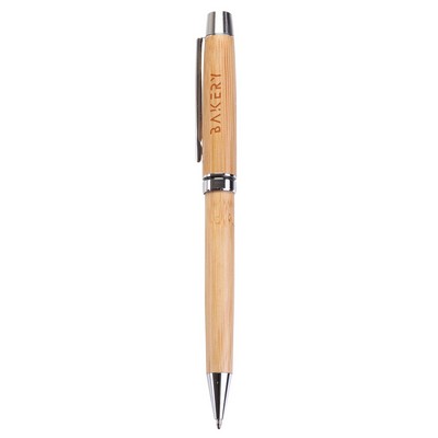 Luna Bamboo Twist Ballpoint Pen