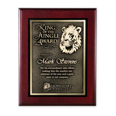 Carina II - Gold Deep Relief Plaque 12x15