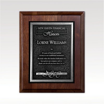 Arrival - Silver Deep Relief Plaque 9x12
