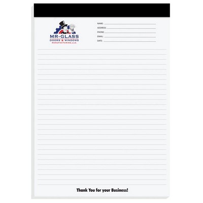 Full Color Legal Pads w/Imprinted Sheets (8 ¼"x 11 ¾")