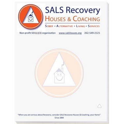 Recycled Scratch Pads w/50 Sheets (4 1/8"x 5 3/8")